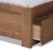 Baxton Studio Piera Modern Ash Walnut Brown Finished Wood Full Size 3-Drawer Storage Bed 175-9422-9620-Zoro - alternate 8